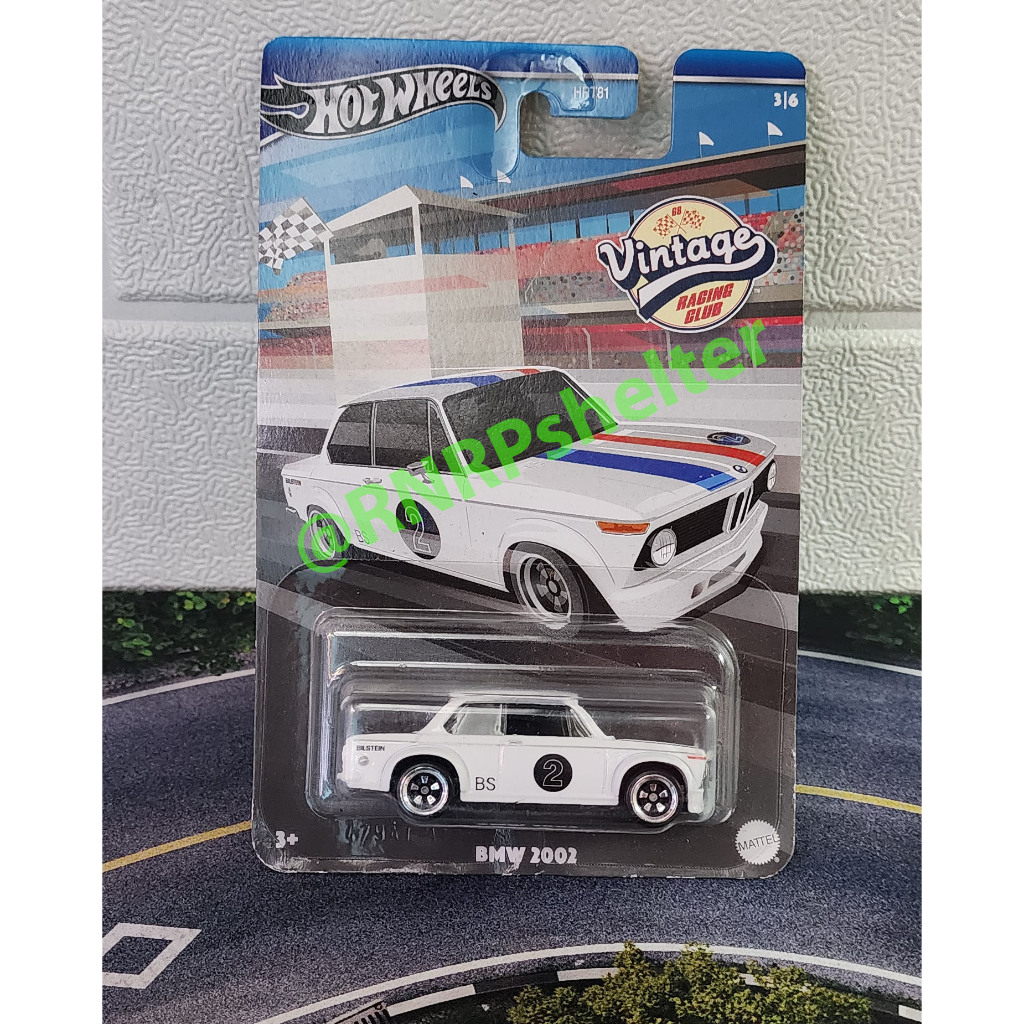 Diecast Hotwheels Hot Wheels original Mattel - BMW 2002 | Vintage Racing Club | 1:64