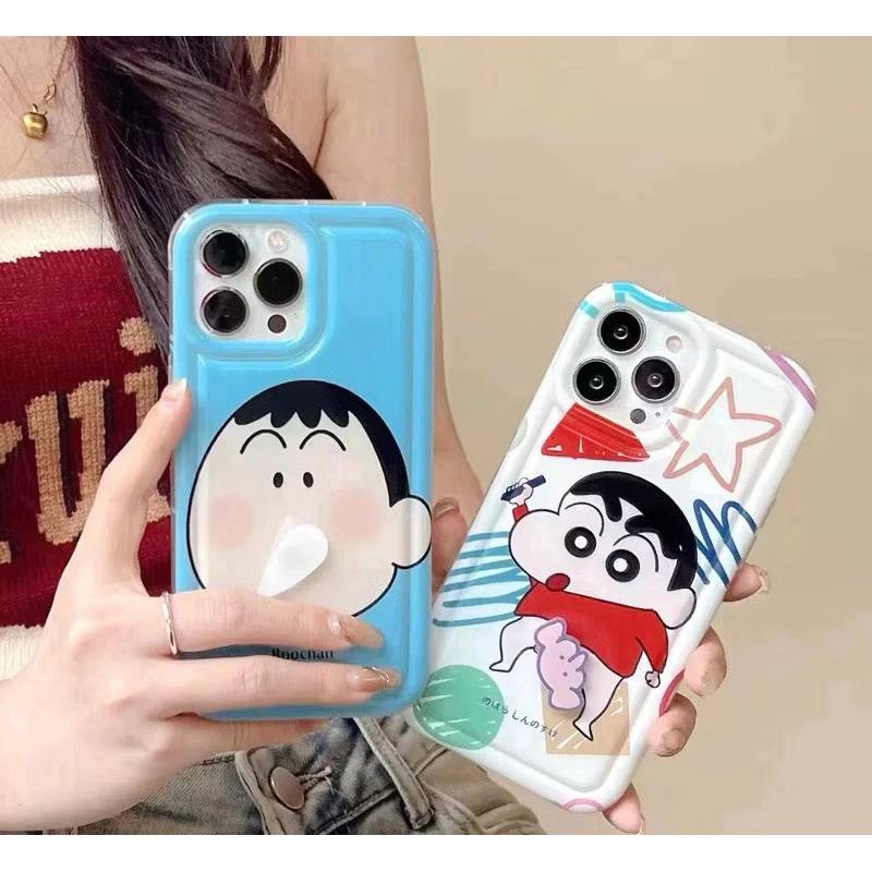 Case iphone Sinchan dan Bochan Iphone 14 Pro 13 13 Pro Casing Iphone 11 12 13 Case Sinchan Casing Ip