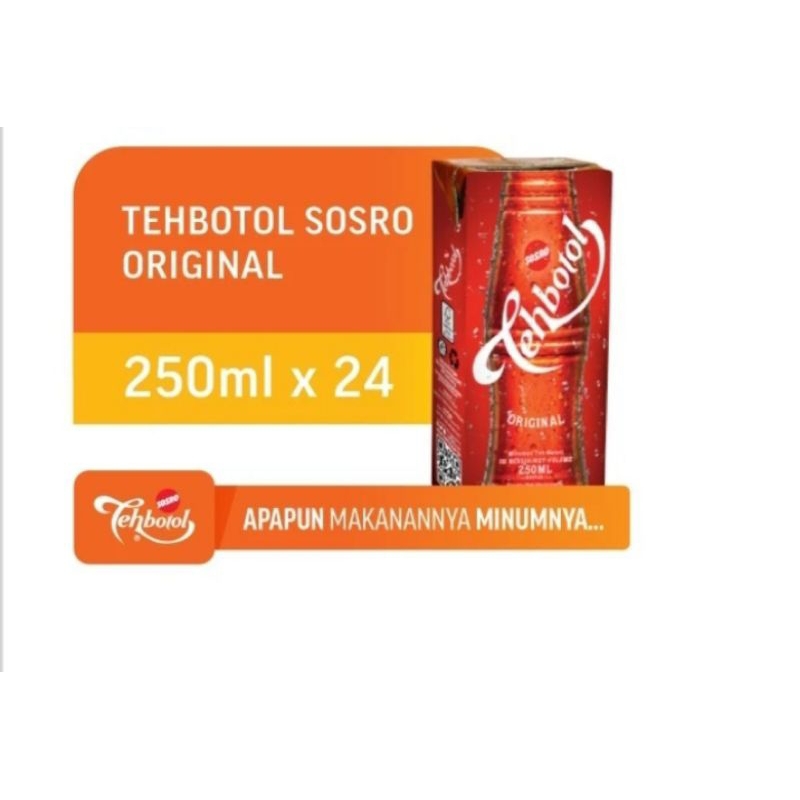 

TEH BOTOL SOSRO ORIGINAL 250 ML(24 x 250ML)