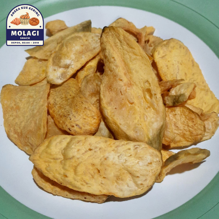 

Keripik Mangga Buah Asli Malang 75 Gram / Kripik Buah Mangga - Molagi Snack