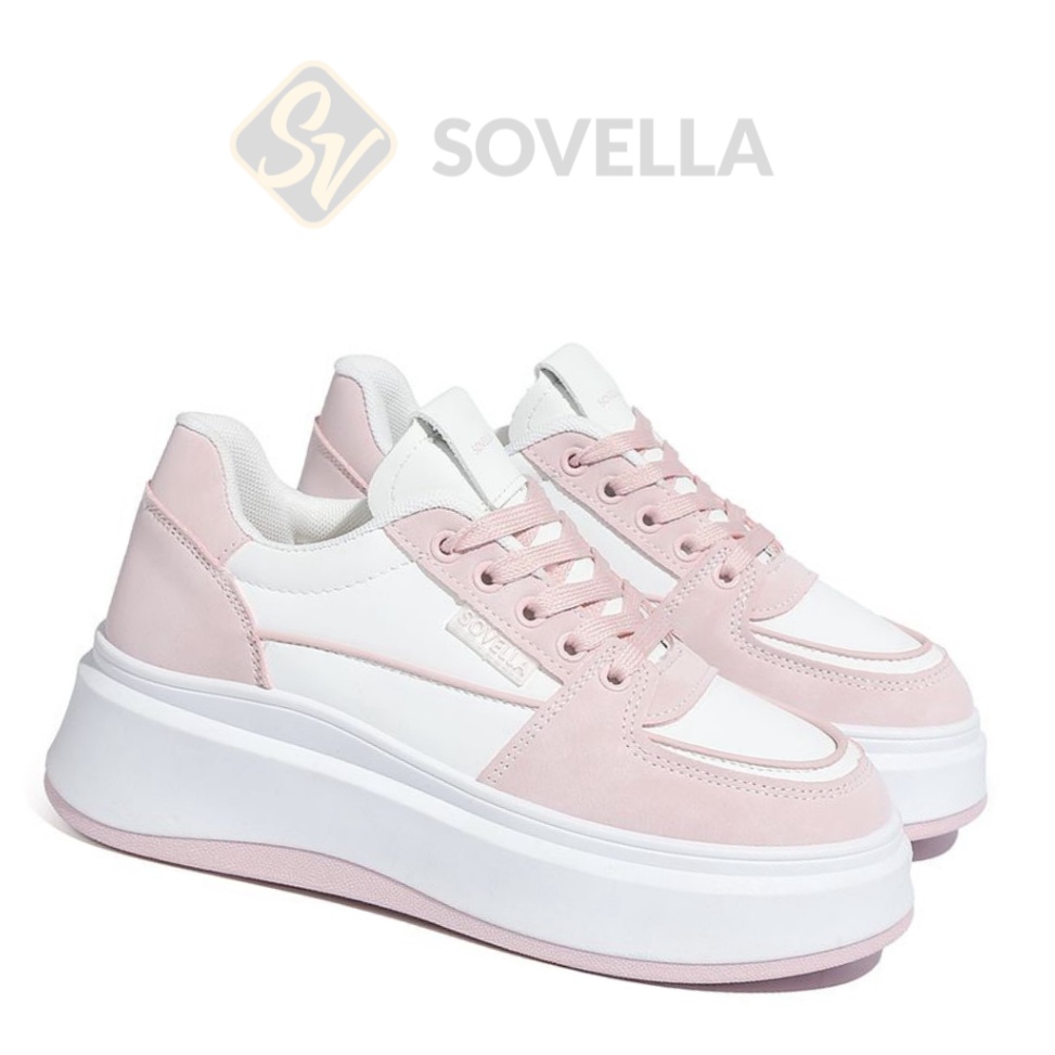 LANGSUNGORDER SOVELLA Leia Sepatu Sneaker Wanita Simple Polos