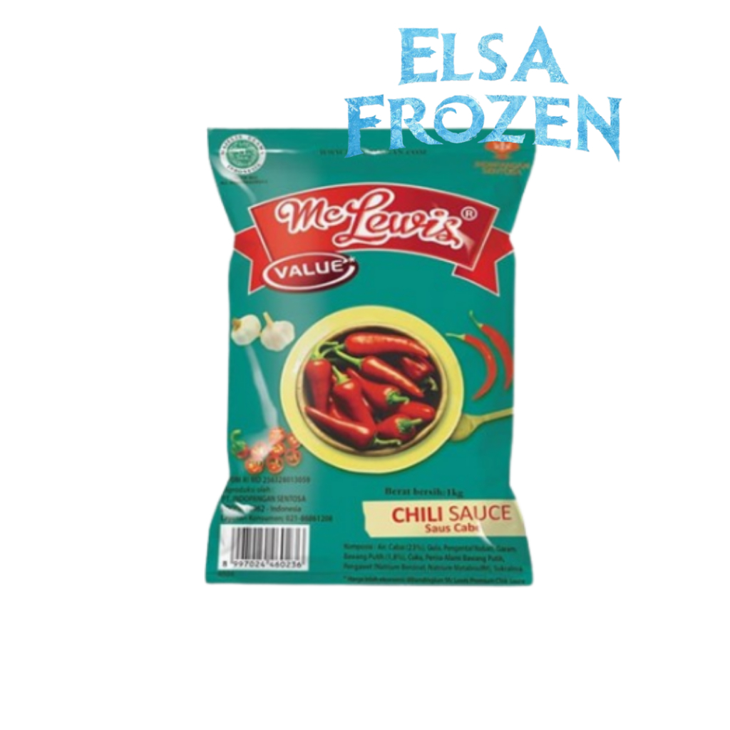 

MCLEWIS CHILI SAUCE 1KG SAUS SAMBAL HARGA EKONOMIS