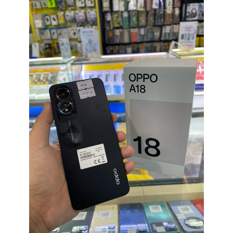 SECOND OPPO A18 RAM 4+4/128 100% GARANSI RESMI OPPO INDONESIA