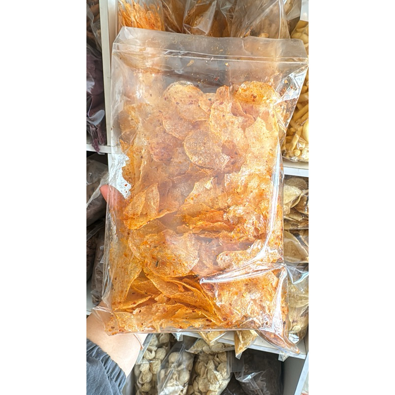 

Kripca Kripik kaca pedas 200gr