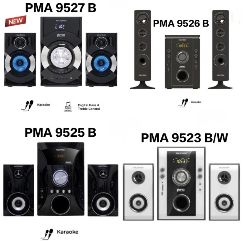 Speaker Mulltimedia BT Polytron PMA 9527/PMA 9526/PMA 952 Dan PMA 9523