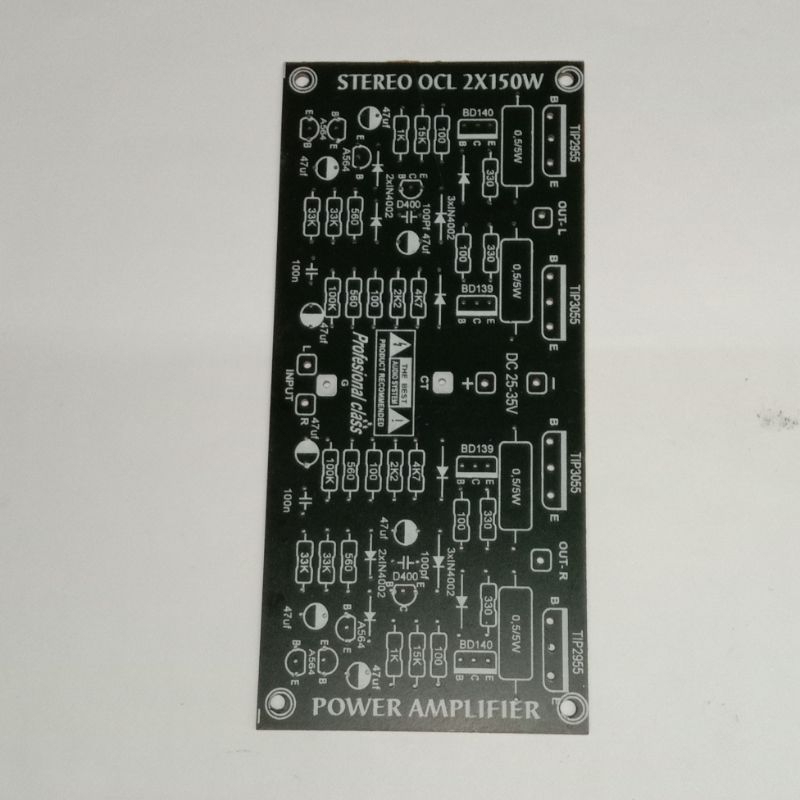 PCB Amplifier OCL 150watt stereo
