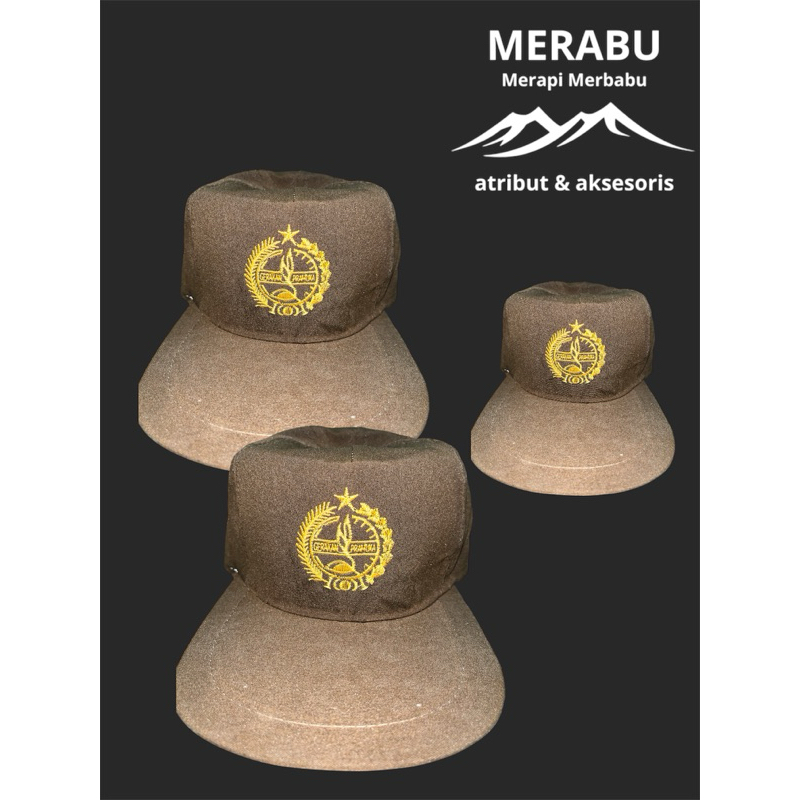 topi pramuka/topi pramuka bordir/topi pramuka SD,SMP,SMA