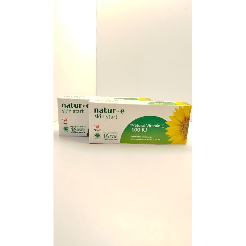 •KAIYO• (FREE GIFT) PAKET 2BOX NATUR E 100IU 16 KAPSUL SOFT KAPSUL HIJAU