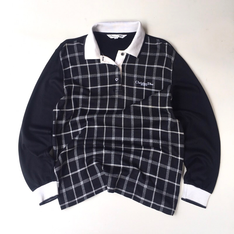 LONGSLEEVE KAOS KERAH CRISTIAN DIOR SECOND