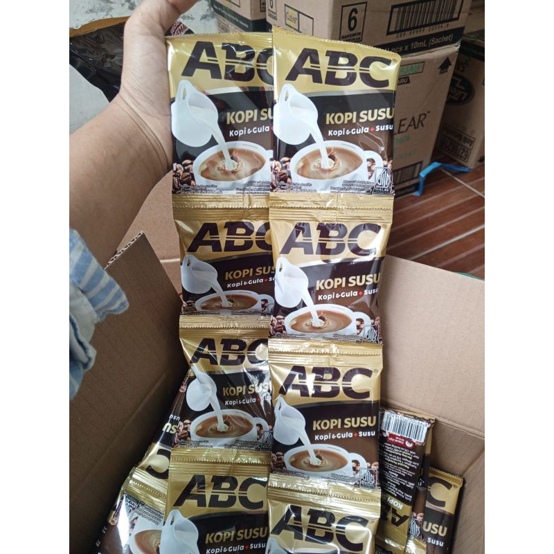 

Kopi ABC Susu 30g isi 10 sachet/renceng