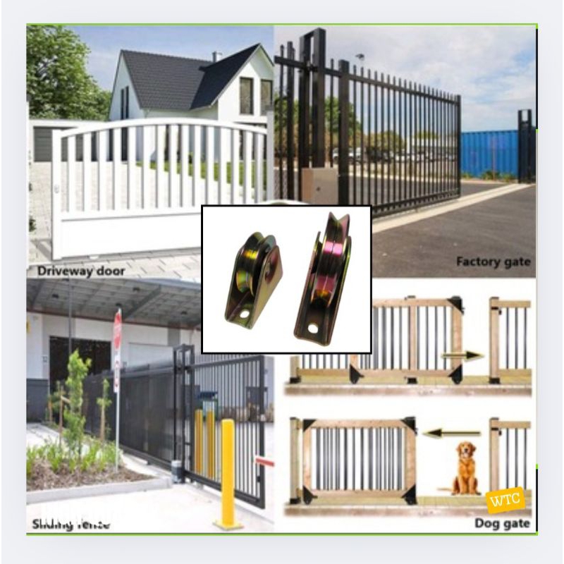 Roda Pagar Roda Gudang + Bearing 80mm