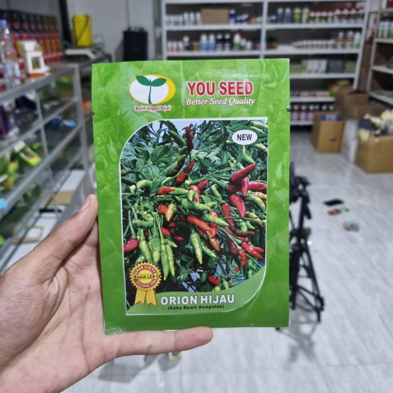 Benih Cabe Rawit Orion Hijau 10gr You Seed Buah Lebat