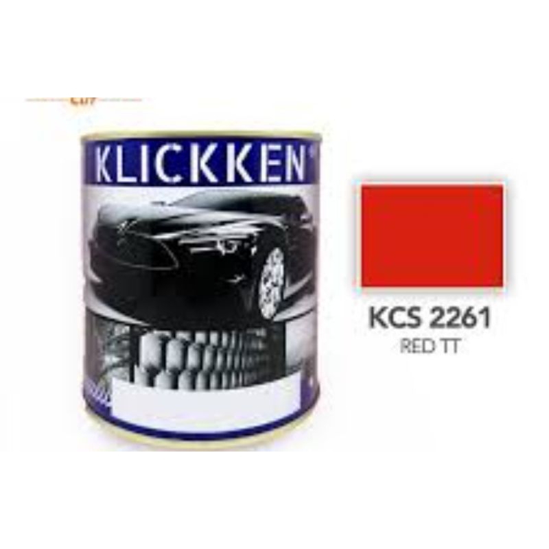 CAT MERAH CAT RED TT  KLICKKEN RED TT CAT MERAH TERANG KLIKKEN 1KG