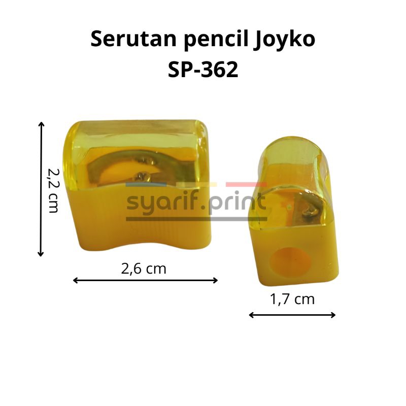 

serutan pensil kayu joyko SP-362 / serutan pensil kecil