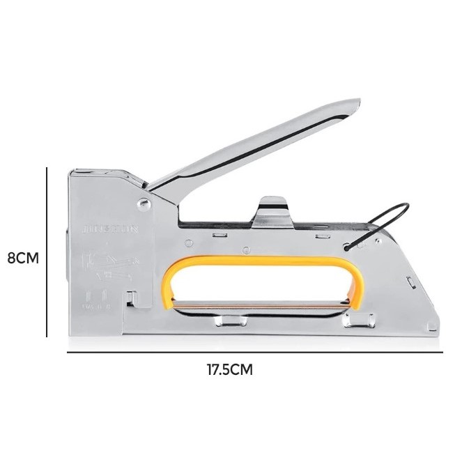

Guntacker Alat Staples Tembak, Stapler Kayu/ Stapler Tembak Jok Kulit/ Stepler Jilid.