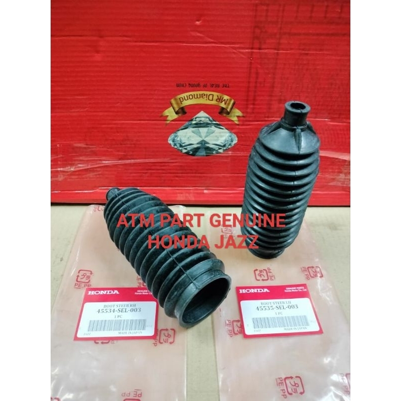BOOT STEERING RACK STIR HONDA JAZZ GD3,CITY GD8 1SET KIRI KANAN HONDA