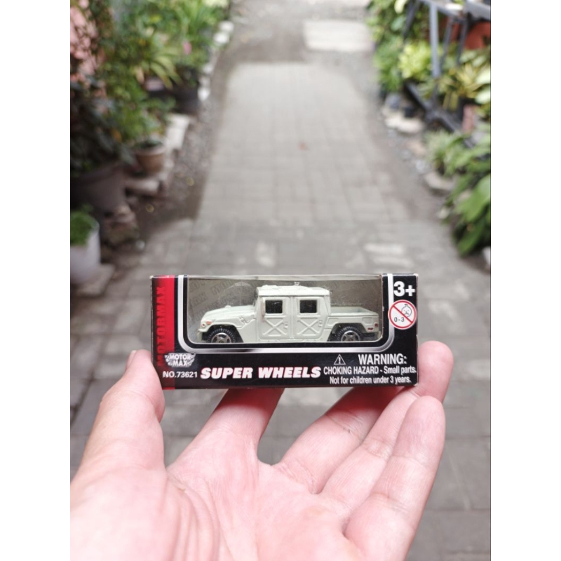 Diecast Humvee Hummer Super Wheels Motormax 1/64 Rare VHTF