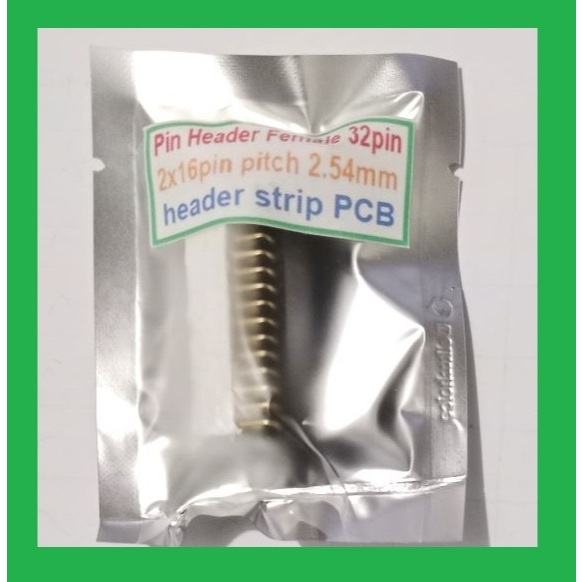 Pin Header Female 32pin 2x16pin pitch 2.54mm header strip PCB