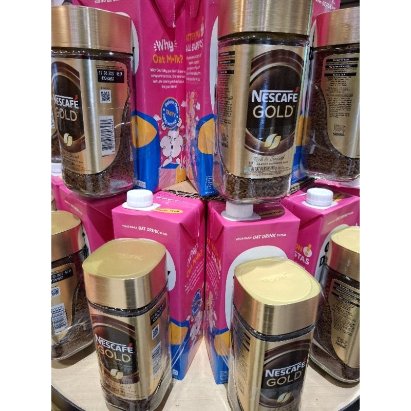

Nescafe Gold Blend 100gr Expired 12 Agustus 2027 gratis Oat Daily 1Liter