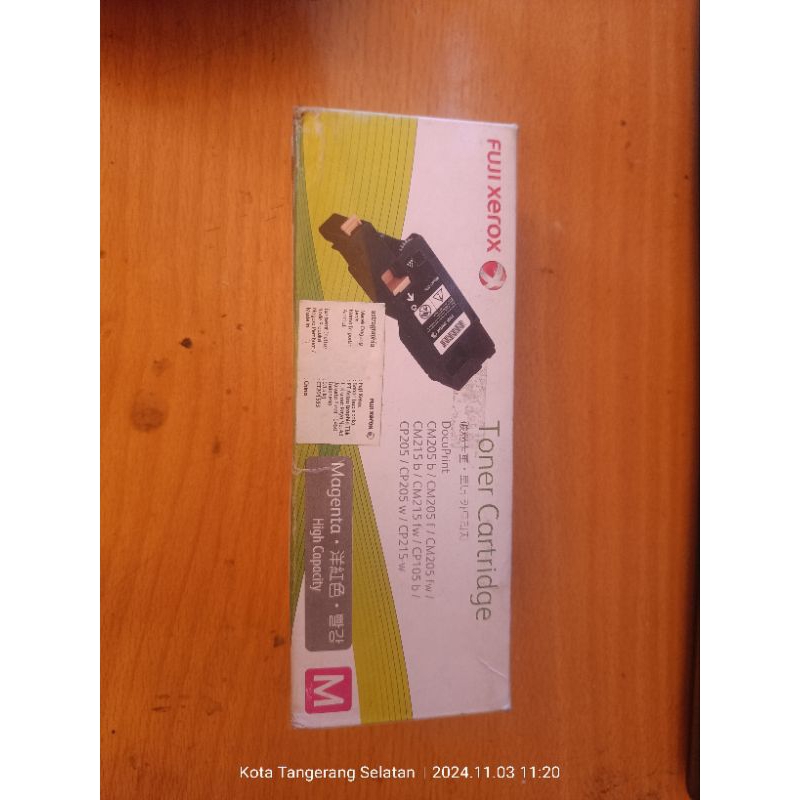 Toner Fuji Xerox Docuprint CM205 b/CP105 b [CT201593] Magenta Original