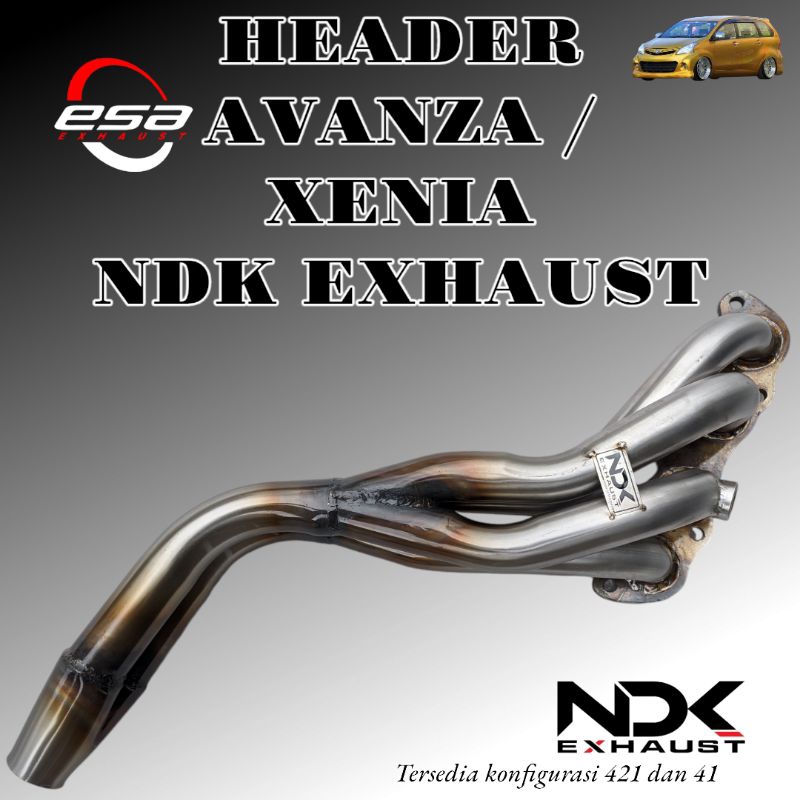 HEADER MOBIL AVANZA XENIA NDK EXHAUST KNALPOT MOBIL RACING HEADER RACING MOBIL