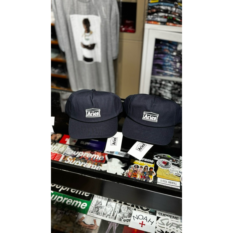 ARIES ARISE - TEMPLE LOGO CAP NAVY