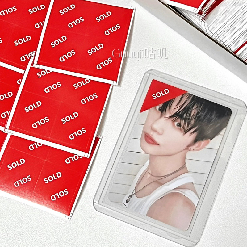 

chaeya things - sold mercari sticker photocard kpop [1 lembar isi 8 PCS]