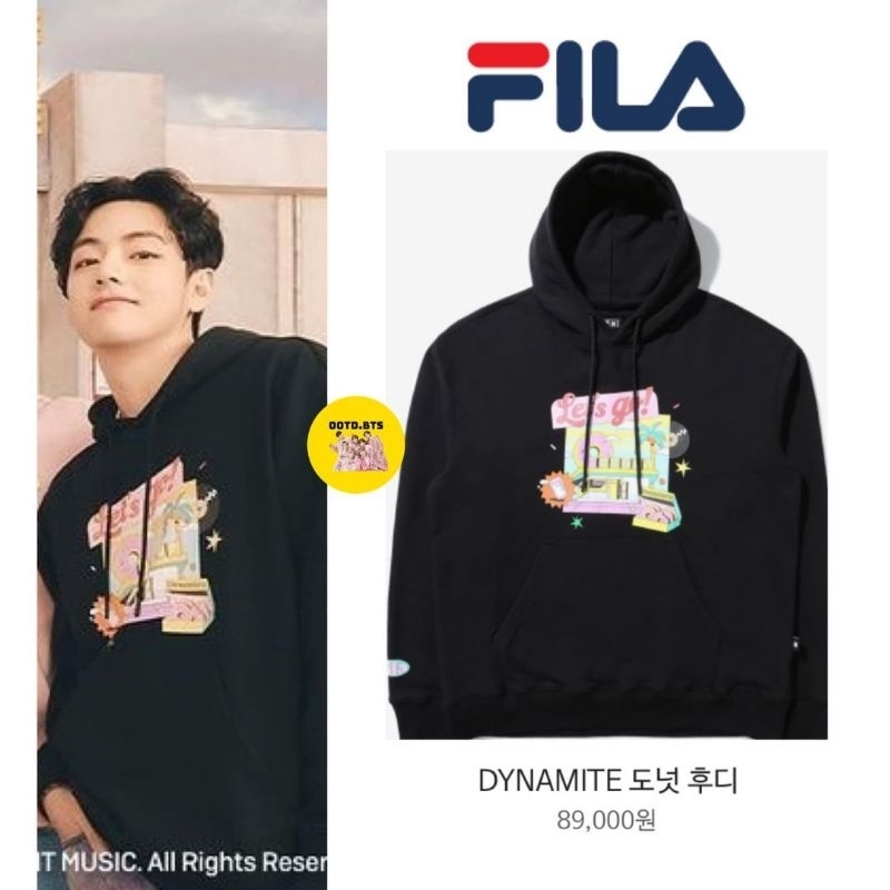 Fila x BTS Dynamite Hoodie