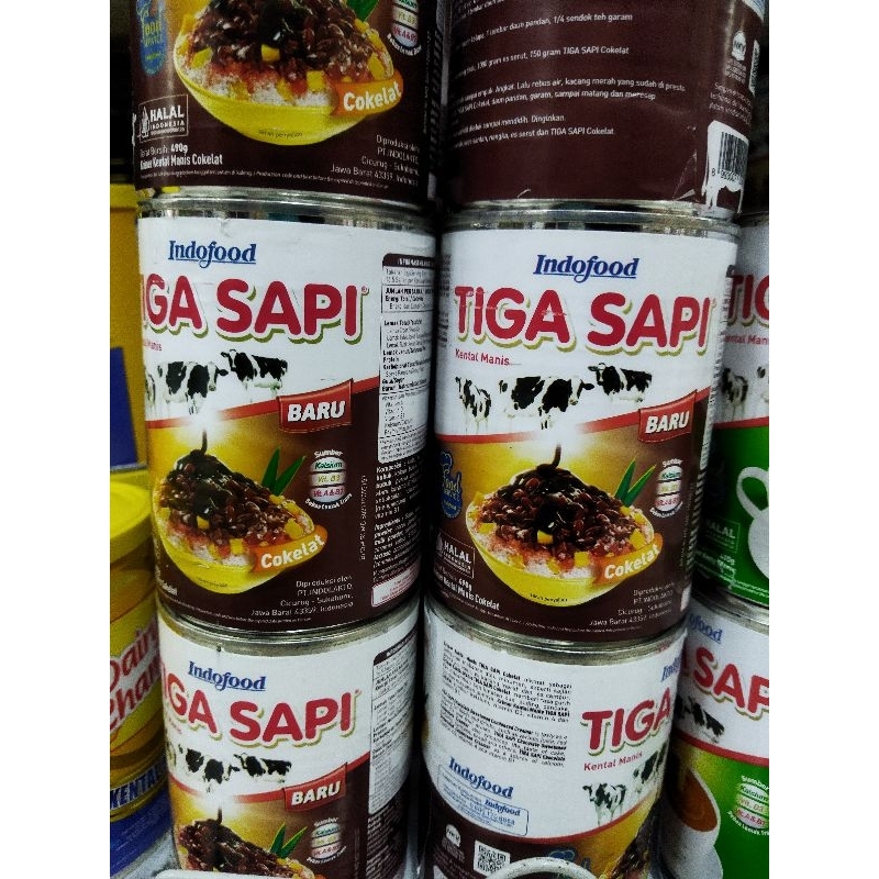 

Susu Kental Manis Tiga sapi 2 variant rasa 490gr