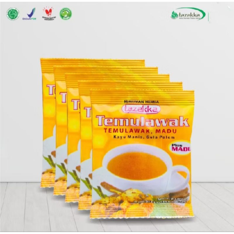 

TEMULAWAK PLUS MADU ISI 10 SACHET CURCUMA INSTAN