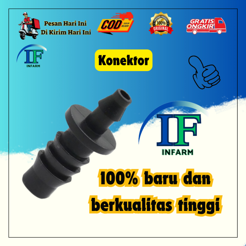 KONEKTOR 3/8 5/16 KE SELANG 4/7MM POMPA 12V KE SELANG 7MM 6MM INNFARM