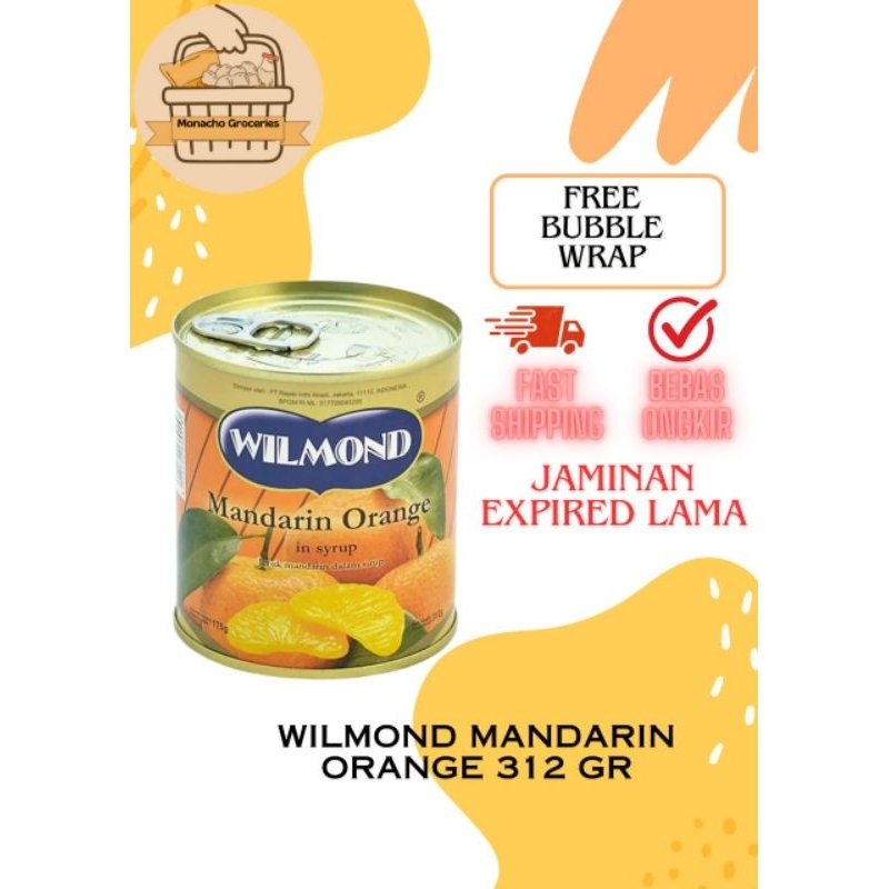 

wilmond jeruk mandarin kaleng wilmond 312g/mandarin orange in syrup 312g