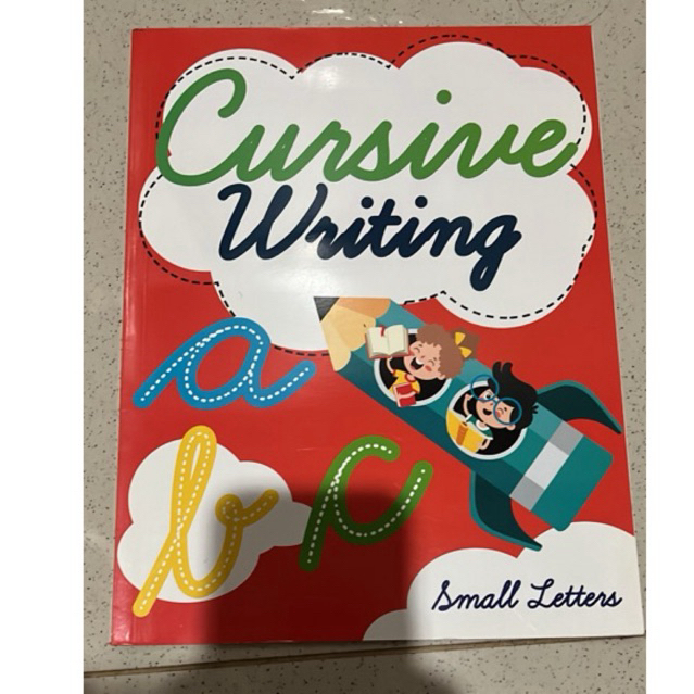 

cursive writing buku latihan menulis halus huruf sambung