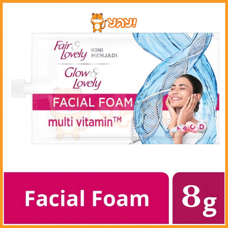 YAY! FAIR & LOVELY FACIAL FOAM / FAIR & LOVELY SABUN Sachet - Glow & Lovely - Fair | Glow and Lovely
