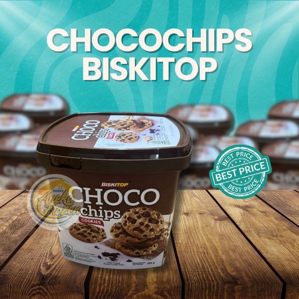 

Choco Chip cookies Biskitop / choco chip
