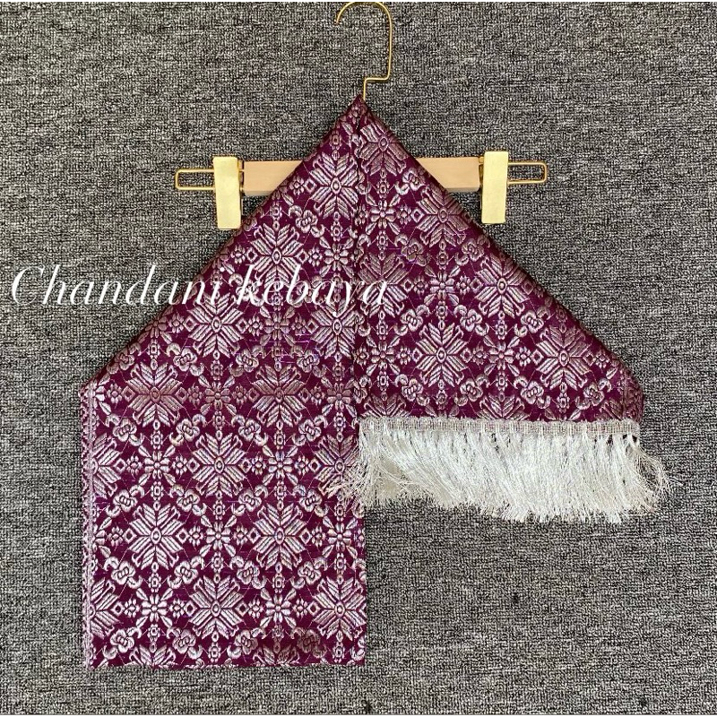 Selendang Songket / Selendang Kebaya / Kain Songket / Selendang Songket Melayu