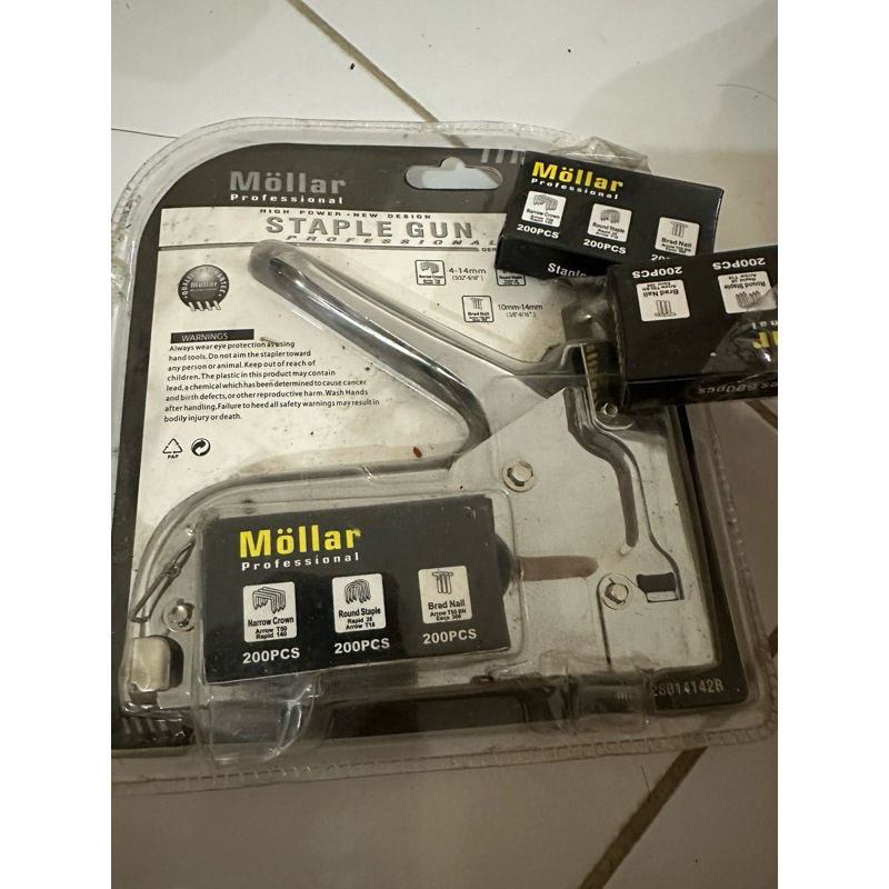 

CUCI GUDANG! Stapler Mollar + 3 Pack isi