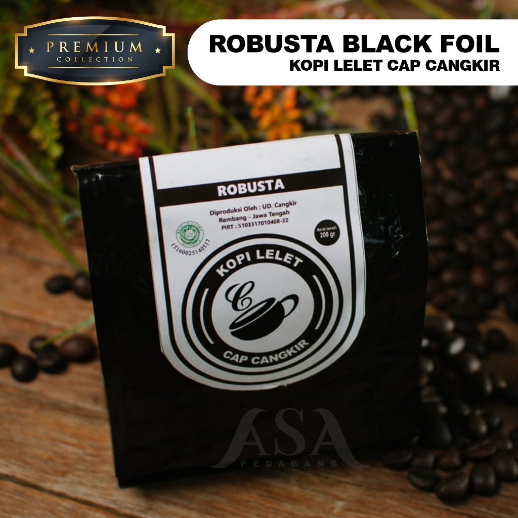 

Kopi Bubuk Robusta 250 Gram Cap Lelet Cangkir Rembang Original