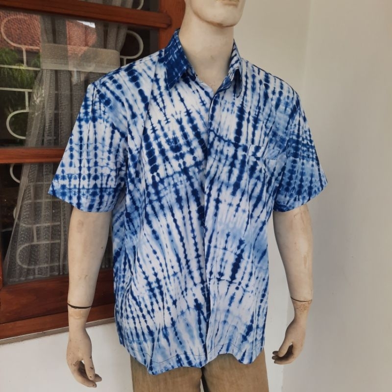 Kemeja Pria modern shibori @wahyumorobatiksolo