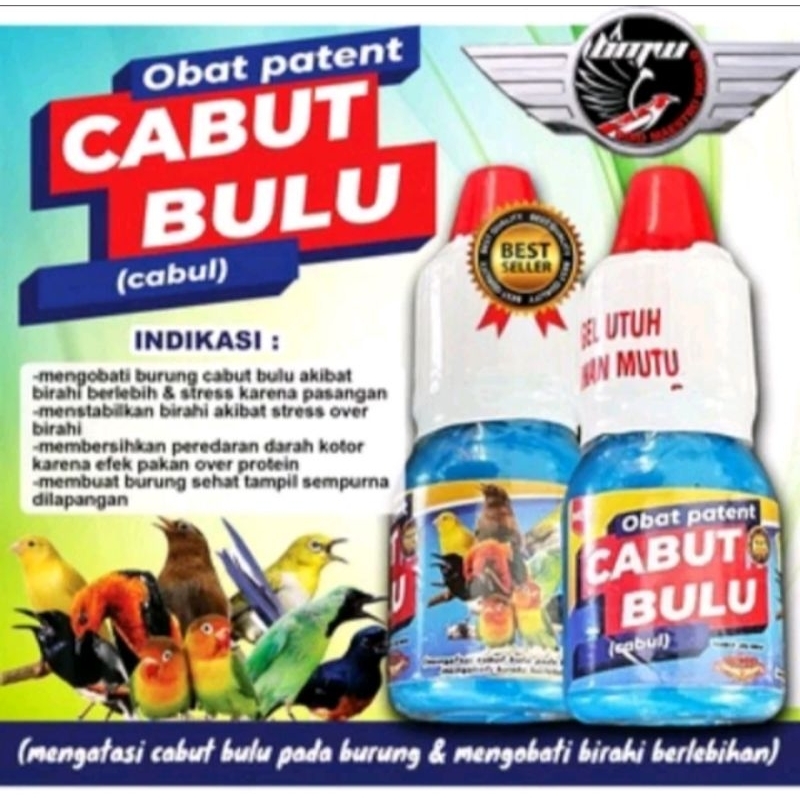 obat Patent cabut bulu Cabul over birahi stres emosi burung galak ob