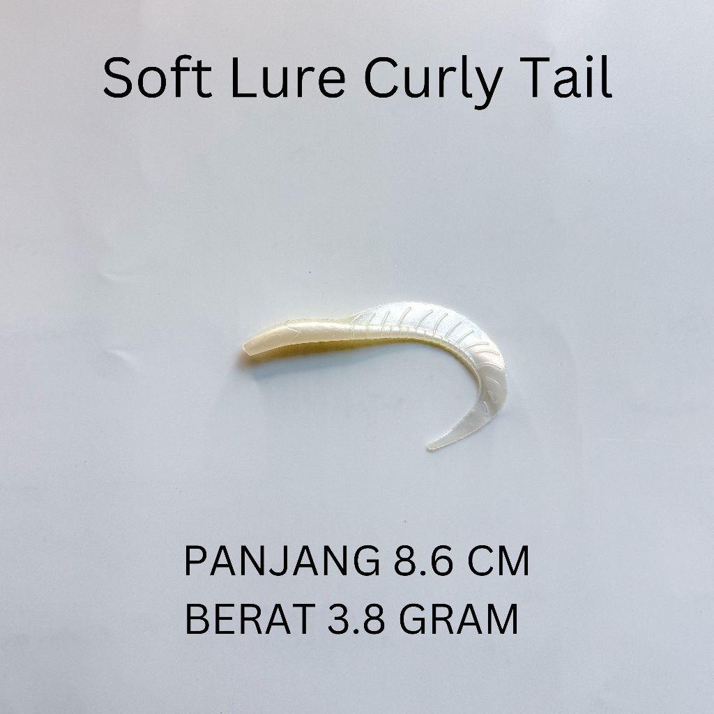 Soft Lure Curly Tail Umpan Bentuk Ikan