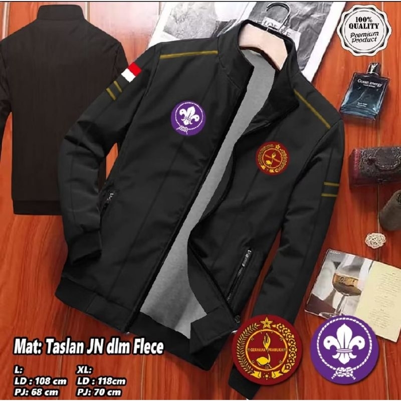 JAKET PRAMUKA /JAKET PEMBINA PRAMUKA /JAKET KEREN / JAKET PRAMUKA PREMIUM