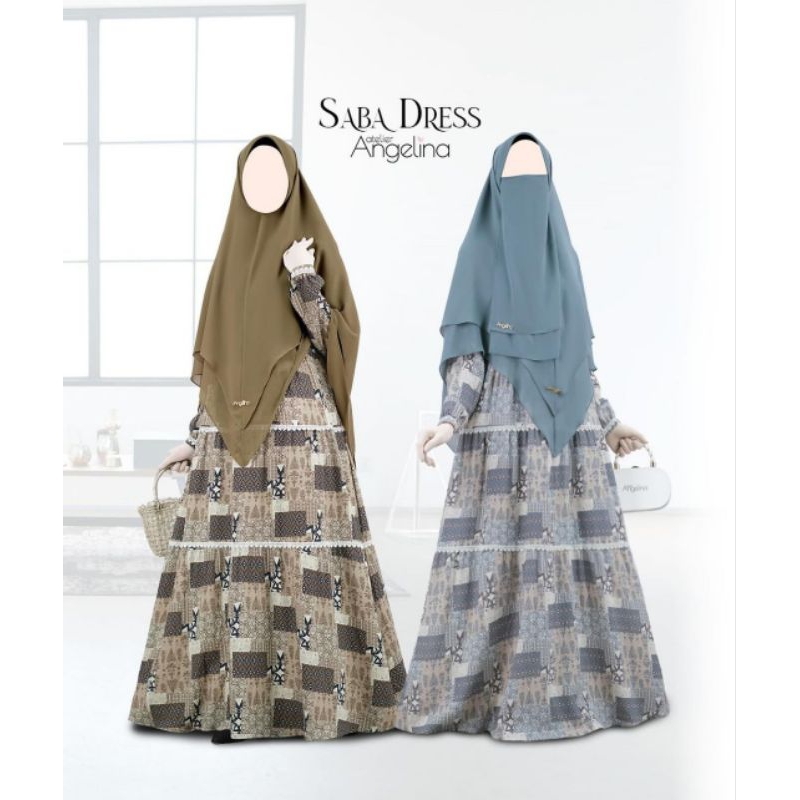 SABA DRESS VINTAGE GARDEN ORI ATELIER ANGELINA