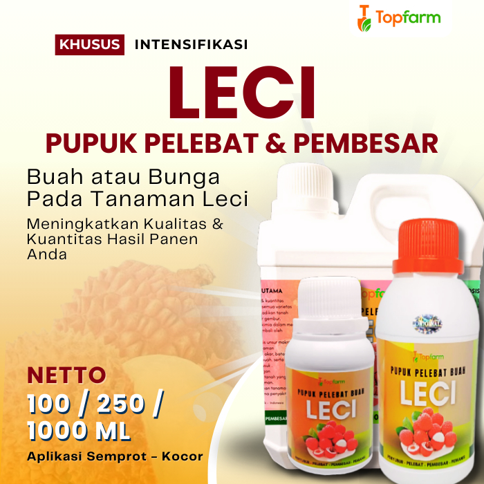 Pupuk Booster Buah Leci / Pupuk Pelebat Buah Leci / Pupuk Untuk Buah Tanaman Leci / Pupuk Buah Super