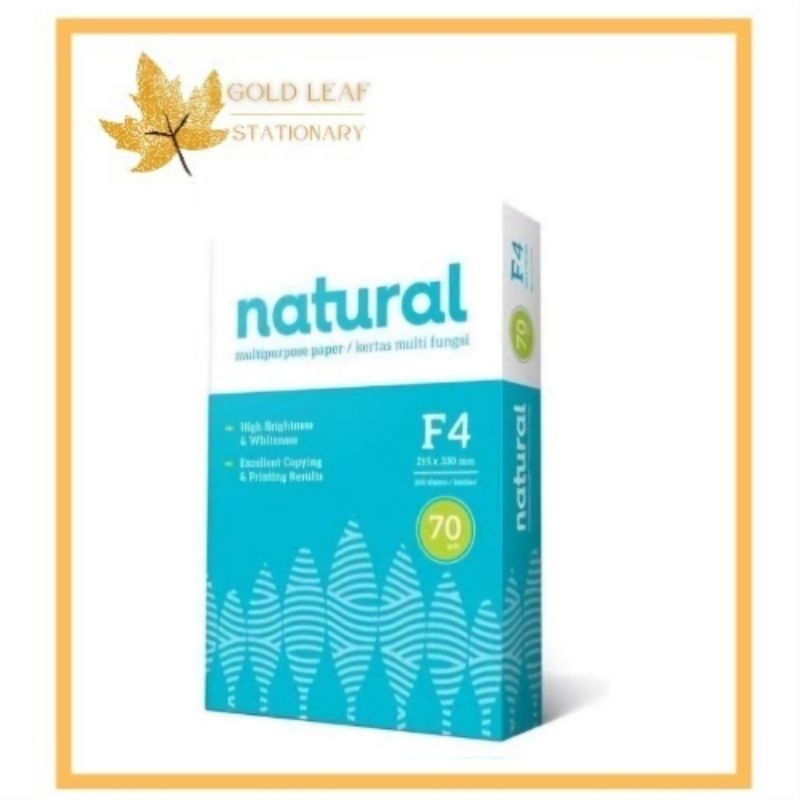 

Gold Leaf - Kertas HVS F4 Natural 70gsm RIM