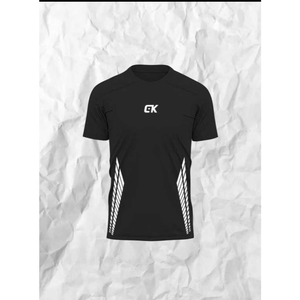 Kaos running gym ADS cewek cowo bahan Dryfit Jumbo