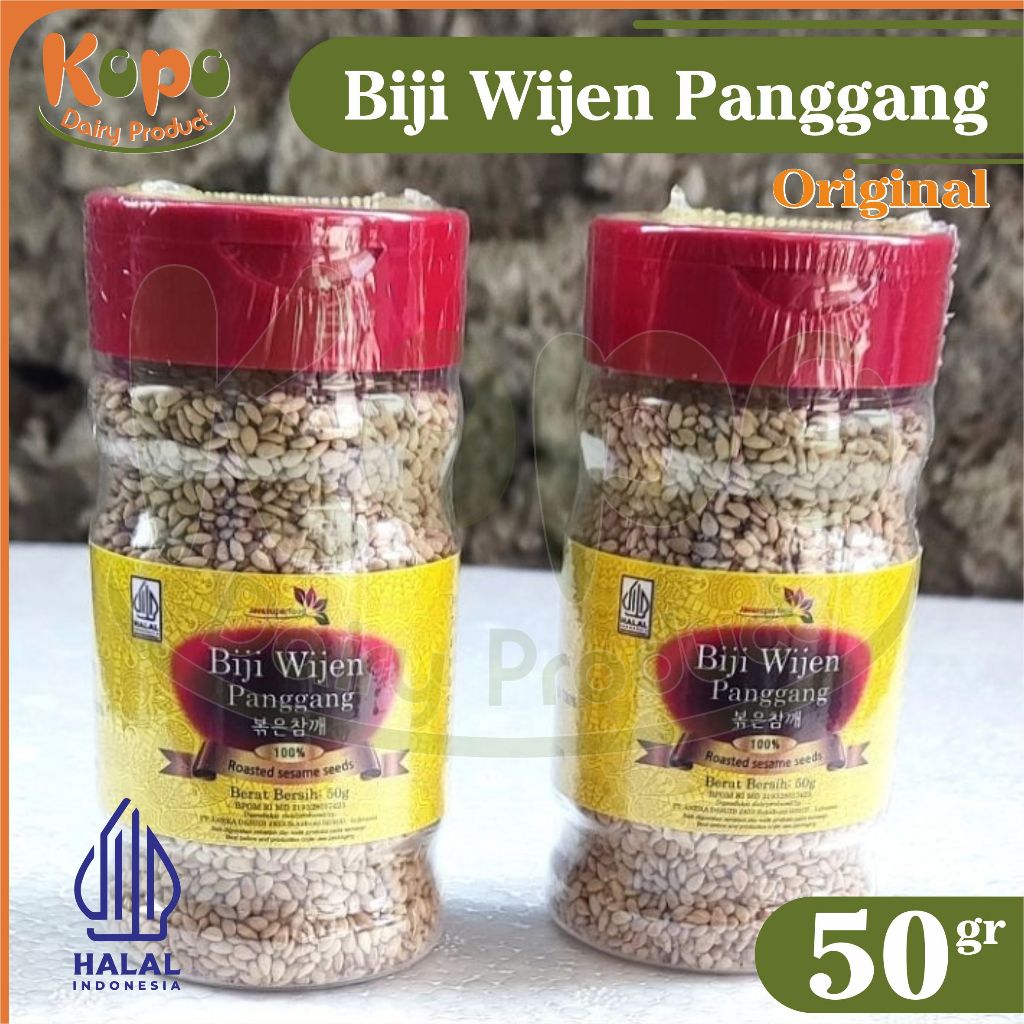 

Biji Wijen Panggang JAVA Super Food - Roasted Sesame Seeds 50gr - Kemasan Baru