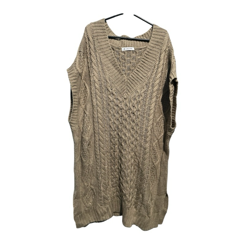 LONG VEST RAJUT GLOBAL WORK