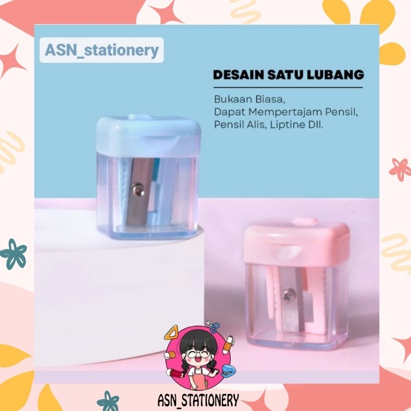 

RAUTAN SERUTAN PENSIL PUTAR SHARPENER DENGAN PENUTUP