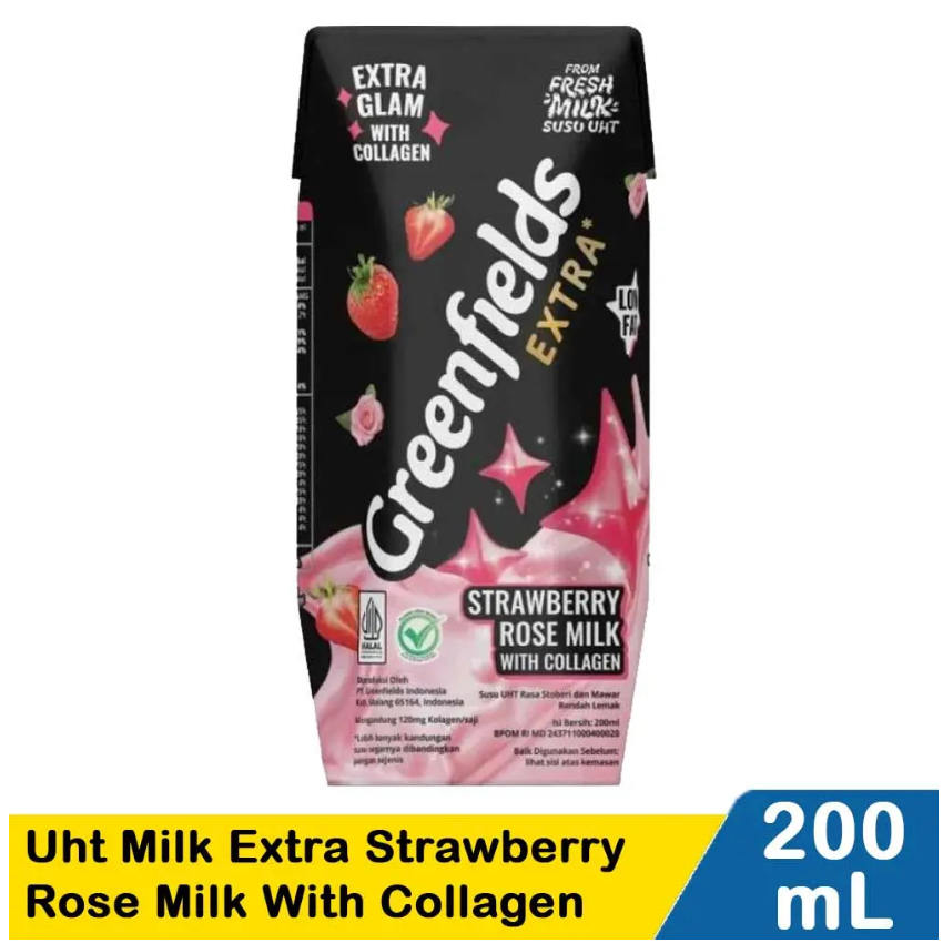 

Greenfields Uht Milk Extra Strawberry 200 ml